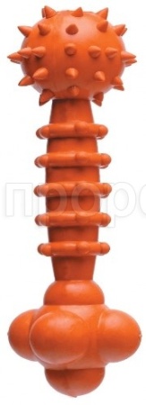 Игрушка для собак Гантель каучуковая рифленая 16см/ISJ11115/ЗР Игрушка для собак Гантель каучуковая рифленая 16см/ISJ11115/ЗР