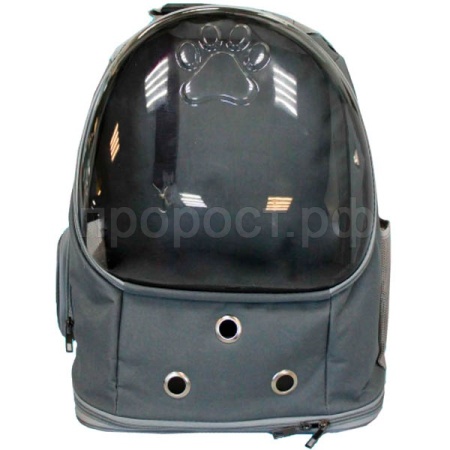 Рюкзак-переноска д/животн.с панор.видом вентил.отверст.20x25x41см серый/Рп28с/ Рюкзак-переноска д/животн.с панор.видом вентил.отверст.20x25x41см серый/Рп28с/