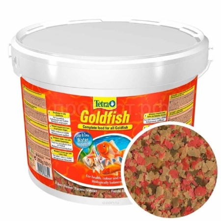 Корм для рыб Tetra Goldfish ведро 10 л хлопья для золотых рыбок Корм для рыб Tetra Goldfish ведро 10 л хлопья для золотых рыбок