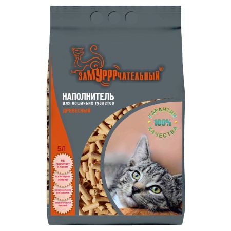 Наполнитель ЗаМУРРРчательный 7л ДРЕВЕСНЫЙ VIP Наполнитель ЗаМУРРРчательный 7л ДРЕВЕСНЫЙ VIP