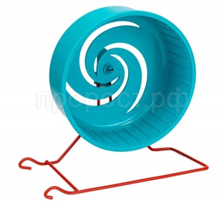 Игрушка д/грыз Колесо D140 литое на металл подставке бирюзовое/3139/Дарэлл