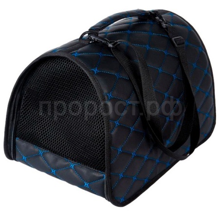 Сумка-переноска жесткая Карбон №1 черно-син./04615-8/2/Ксоди Сумка-переноска жесткая Карбон №1 черно-син./04615-8/2/Ксоди