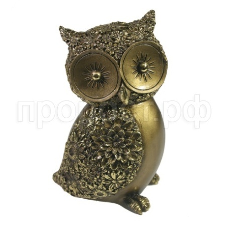 Фигура Сова (темное золото) L9W7H13 713858/D150  Фигура Сова (темное золото) L9W7H13 713858/D150