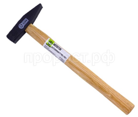 Молоток слесарный деревянная ручка 400г 06-01-102/6шт