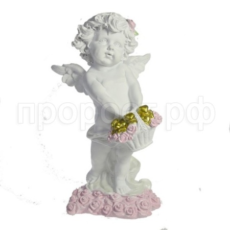 Ангел хранящий любовь белый L11.5W10.5H22.5см 713161/A033 Ангел хранящий любовь белый L11.5W10.5H22.5см 713161/A033