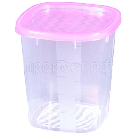 Контейнер д/пищ.прод. 1л Style прозрачный 05102 /160шт/ Арз