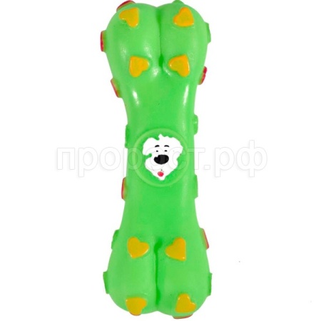 Игрушка с Кость с сердечками винил 14см/2052/DA004/Вестерн Игрушка с Кость с сердечками винил 14см/2052/DA004/Вестерн