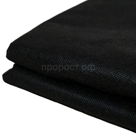 Спанбонд "PROROST" плотность 100мкр черный мульча размер 1,6*10м