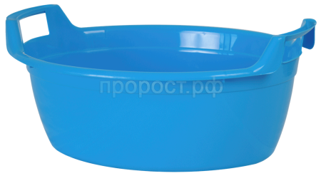 Таз 22л овальный голубой 03042 /10шт/Арз