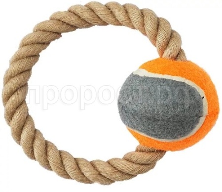 Игрушка для собак Грейфер кольцо с мячом 16см ГР898 Игрушка для собак Грейфер кольцо с мячом 16см ГР898