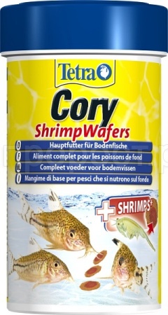 Корм для рыб Tetra Cory Shrimp Wafers для донных рыб с креветкой 100мл/257399 Корм для рыб Tetra Cory Shrimp Wafers для донных рыб с креветкой 100мл/257399
