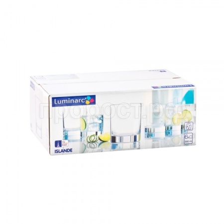 Набор стаканов "ИСЛАНДИЯ" 6шт 300мл низкие Набор стаканов "ИСЛАНДИЯ" 6шт 300мл низкие