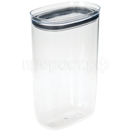 Емкость д/сыпуч. прод. 2л ШАЙН графитовый М1302 / 8шт/М-пласт 