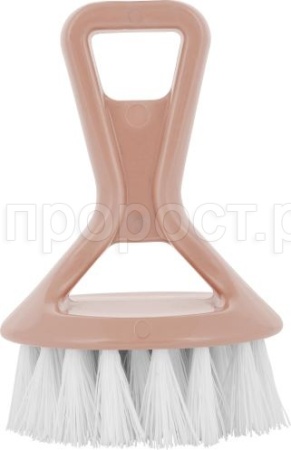 Щетка универсальная Spin&Clean 7,5*12см круглая бежевый SC5311 /22шт/ПР 