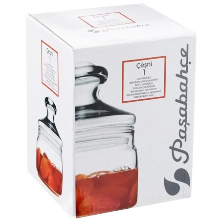 Банка стеклянная 420мл Чешни с крышкой 97554 /12шт/Pasabahce