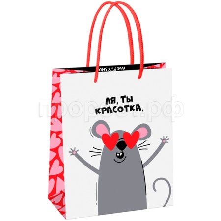 Пакет подарочный 18*23*10см "Funny rat" глянц. ламинация MESHU/MS_61569/Рельеф Пакет подарочный 18*23*10см "Funny rat" глянц. ламинация MESHU/MS_61569/Рельеф
