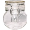 Банка стеклянная 350мл БУГЕЛЬНЫЙ ЗАМОК с крышкой /143шт/ОП