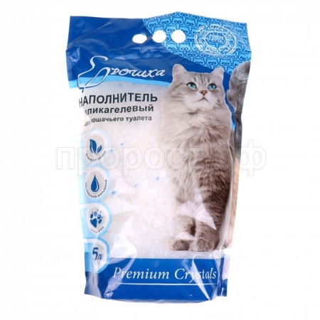 Наполнитель Ерошка силикагель 5л Наполнитель Ерошка силикагель 5л