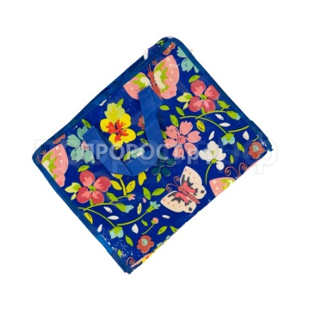 Сумка на молнии 33*26*11см с рисунком полипропилен 008582 /12шт/Рыжий Кот