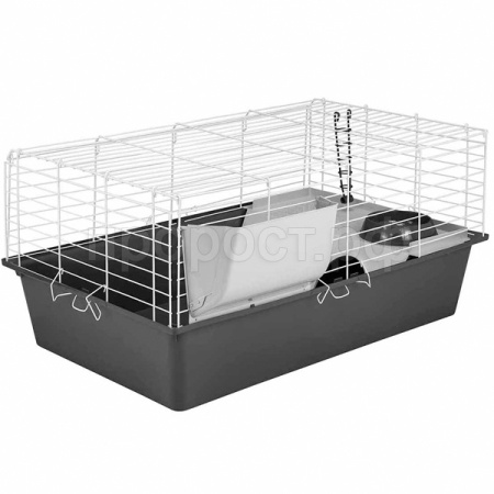 Клетка д/круп. грыз Дарэлл РОДЖЕР 80 №3 складная 78*48*34см сер-бел/41814/Дарэлл