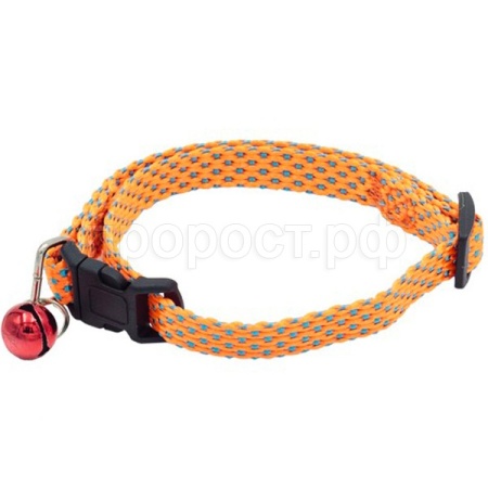 Ошейник нейлон 10мм д/кошек 30см оранжевый/00210044-03/Каскад Ошейник нейлон 10мм д/кошек 30см оранжевый/00210044-03/Каскад