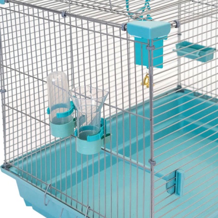 Клетка д/птиц ЛОРА-3 ECO 58*40*126см (укомплект) 3 секции бирюзовая/4612/Дарэлл Клетка д/птиц ЛОРА-3 ECO 58*40*126см (укомплект) 3 секции бирюзовая/4612/Дарэлл