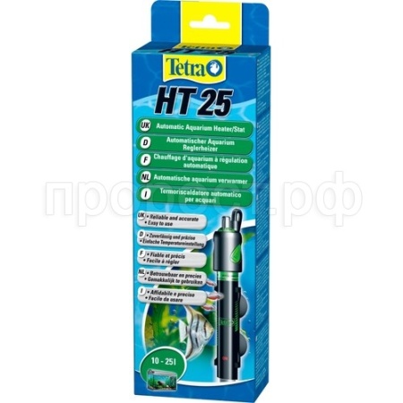 Нагреватель TetraTec HT25 W в стеклянном корпусе/145122 Нагреватель TetraTec HT25 W в стеклянном корпусе/145122