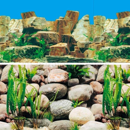 Фон для аквариума Каменное многоцветье/Русло реки 0,4*15м 9023/9025/Триол Фон для аквариума Каменное многоцветье/Русло реки 0,4*15м 9023/9025/Триол