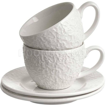 Набор кофейный "Frozen" 4 предмета (2 чашки 110мл+2 блюдца) фарфор МД031B/2 /18шт/ Beatrix  