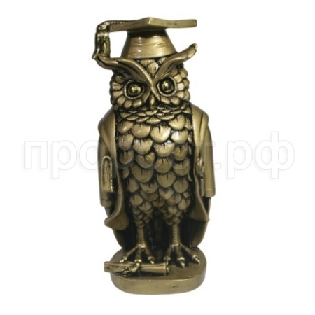 Фигура Филин Магистр  L8W8H19см золото 713346/SG030 Фигура Филин Магистр  L8W8H19см золото 713346/SG030