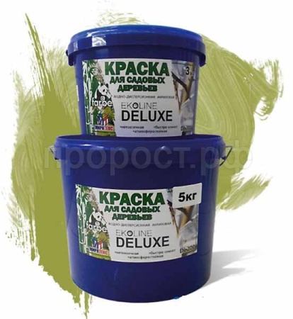 Краска для садовых деревьев 3кг DELUXE Миратекс