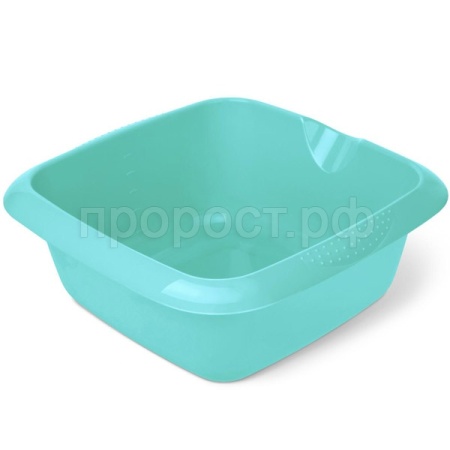Чаша хозяйственная 7,8л Дельверо квадрат бирюзовый С662 /20шт/Мартика Чаша хозяйственная 7,8л Дельверо квадрат бирюзовый С662 /20шт/Мартика