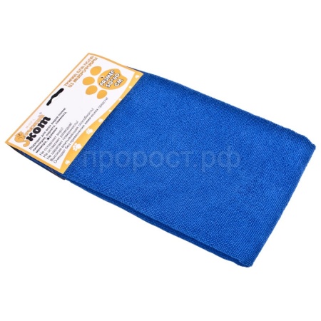 Тряпка для пола 50*60см микрофибра синий 310236