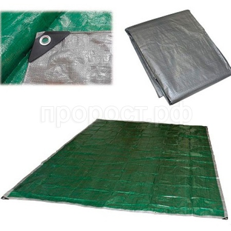 Тент универсальный 6*6м хозяйственный 100г*2кв.м/5шт/999153