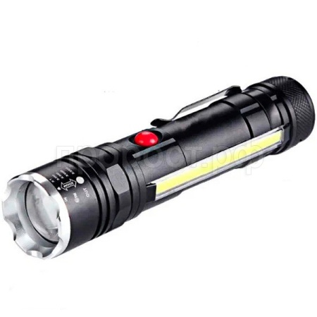 Фонарь ручной аккумуляторный Огонь H-685 USB T6 LED