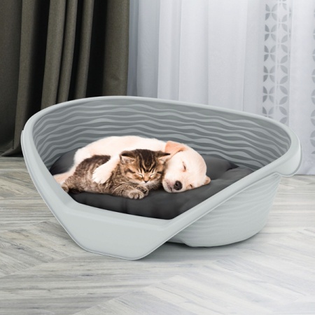 Лежанка пластиковая серый/М8827 Лежанка пластиковая серый/М8827