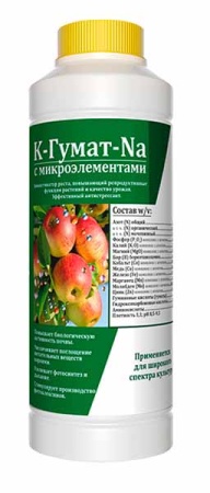 Гумат калия/натрия с микроэлементами 0,12л Гумат калия/натрия с микроэлементами 0,12л