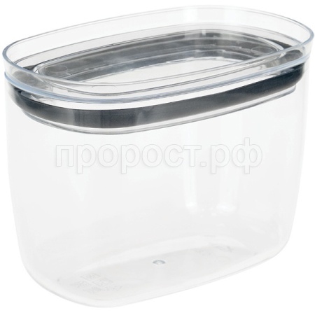 Емкость д/сыпуч. прод. 0,8л ШАЙН графитовый М1300 / 9шт/М-пласт 