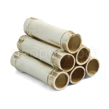 Грот Бамбуковая пирамида для креветок 104*87*82мм 2694LD   Грот Бамбуковая пирамида для креветок 104*87*82мм 2694LD