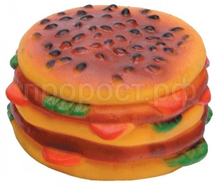 Игрушка для собак Гамбургер виниловый двойной 10см для крупных пород/ISJ2007/ЗР Игрушка для собак Гамбургер виниловый двойной 10см для крупных пород/ISJ2007/ЗР