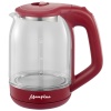 Чайник электр. 1,8л МАТРЁНА стекло вишневый MA-006 005415 /12шт/