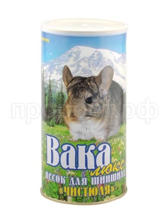 Вит Песок д/шиншилл Чистюля Люкс с тальком 1,6л/56397/8шт/Биосфера